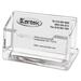 Kantek Acrylic Business Card Holder - 2" x 4" x 1.9" x - 1 Each - Clear