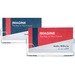 Deflecto Business Card Holders - Plastic - 2 / Pack - Clear