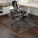 Deflecto Non-studded Hard Floor Chairmats - Uncarpeted Floor - 53" (1346.20 mm) Length x 45" (1143 mm) Width - Lip Size 12" (304.80 mm) Length x 25" (635 mm) Width - Vinyl - Clear - 1 Each