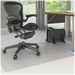 Deflecto Nonstudded EconoMat Chairmat - Uncarpeted Floor - 60" (1524 mm) Length x 46" (1168.40 mm) Width - Lip Size 12" (304.80 mm) Length x 25" (635 mm) Width - Vinyl - Clear