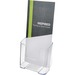 Deflecto Single Compartment DocuHolder - 1 Pocket(s) - 7.8" Height x 4.4" Width x 3.3" Depth - Desktop - Clear - Plastic - 1 Each