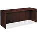 HON Bow Front Desk Shell - 72" x 24" x 29" x 1" - Square Edge - Material: Wood - Finish: Laminate, Mahogany