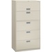 HON Brigade 600 H685 Lateral File - 36" x 18"67" - 5 Drawer(s) - Finish: Light Gray