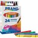 Dixon 24 Count Wax Crayons - Assorted - 24 / Box