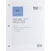 Sparco 3HP Filler Paper - 150 Sheets - Wide Ruled - 16 lb Basis Weight - 8" x 10 1/2" - White Paper - Bleed-free - 150 / Pack