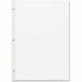 Sparco Unruled Filler Paper - 100 Sheets - Plain - Unruled Margin - 20 lb Basis Weight - Letter - 8 1/2" x 11" - White Paper - Subject, Reinforced Edges - Recycled - 100 / Pack