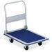 Sparco Folding Platform Truck - Tubular Handle - 660 lb Capacity - Steel, Polyvinyl Chloride (PVC) - x 24.8" Width x 36" Depth x 29.5" Height - Gray - 1 Each