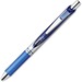 EnerGel EnerGel RTX Liquid Gel Pen - Medium Pen Point - 0.7 mm Pen Point Size - Refillable - Retractable - Blue Gel-based Ink - Silver Barrel - Metal Tip - 1 Each