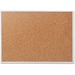 Quartet Classic Series Bulletin Board - 24" (609.60 mm) Height x 36" (914.40 mm) Width - Brown Natural Cork Surface - Heavy-gauge, Self-healing, Heavy Duty - Silver Aluminum Frame - 1 Each