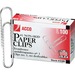 ACCO Premium Paper Clips - No. 1 - 1.25" (31.75 mm) Length - 10 Sheet Capacity - Non-skid, Strain Resistant, Corrosion Resistant, Galvanized, Non-slip Grip - 10 / Pack - Silver - Metal, Zinc Plated