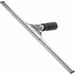 Unger 16" Pro Stainless Steel Complete Squeegee - 16" Rubber Blade - Rubber Handle - Ergonomic Handle