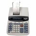 Victor 26402 Commercial Print Calculator - Dual Color Print - Dot Matrix - 4.6 lps - Clock, Date, Big Display - 12 Digits - Fluorescent - AC Supply Powered - 8" x 11.3" x 3" - White - 1 Each