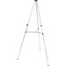 Quartet Lightweight Telescoping Display Easel - 25 lb Load Capacity - 66" Height - Aluminum, Steel, Metal - Silver