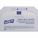 Genuine Joe Half-fold Toilet Seat Covers - Half-fold - For Public Toilet - 2500 / Carton - White