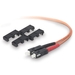 Belkin Fiber Optic Duplex Patch Cable - SC Male - SC Male - 16.4ft - Orange