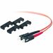 Belkin Fiber Optic Duplex Patch Cable - SC Male - SC Male - 3.28ft - Orange
