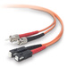 Belkin Fiber Optic Duplex Patch Cable - ST Male - SC Male - 16.4ft - Orange