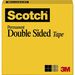 Scotch Permanent Double-Sided Tape - 1/2"W - 25 yd Length x 0.50" Width - 1" Core - Permanent Adhesive Backing - 1 / Roll - Clear