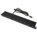 Rack Solutions 15A Power Strip, Right Angle Front Outlet, 6ft Cord - NEMA 5-15P - 6 x NEMA 5-15R - 6 ft Cord - 125 V AC Voltage - Horizontal Rackmount