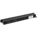 Rack Solutions 15A Horizontal Rackmount Right Angle Outlet Power Strips - NEMA 5-15P - 6 x NEMA 5-15R - 6 ft Cord - 1080 J Surge Energy - Rack-mountable