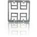 C2G Double Gang Wall Plate Mounting Bracket - Silver