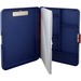 Saunders WorkMate II Divided Section Poly Clipboard - Storage for Stationary - 10 21/32" x 13 2/5" - Polypropylene - Blue, Red - 1 Each