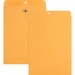 Nature Saver Recycled Clasp Envelopes - Clasp - #90 - 9" Width x 12" Length - 28 lb - Clasp - Kraft - 100 / Box - Yellow