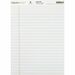Nature Saver Recycled Legal Ruled Pads - 50 Sheets - 0.34" Ruled - 15 lb Basis Weight - 8 1/2" x 11 3/4" - White Paper - Perforated, Stiff-back, Easy Tear, Back Board - Recycled - 1 Each