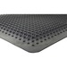 Genuine Joe Flex Step Rubber Anti-Fatigue Mats - Warehouse - 36" (914.40 mm) Length x 24" (609.60 mm) Width - Rubber - Black - 1Each