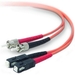 Belkin Fiber Optic Duplex Patch Cable - ST Male - SC Male - 32.81ft - Orange