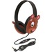 Califone Kids Stereo Wired 3.5mm Headphone Bear - Wired Stereo Over the Ear Bear