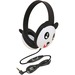 Califone Kids Stereo Wired 3.5mm Headphone Panda - Wired Stereo Over the Ear Panda
