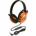 Ergoguys Califone Kids Stereo/PC Headphone Tiger PC 3.5mm - Wired Connectivity - Stereo - Over-the-head