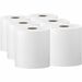 Scott Hard Roll Towels - 8" x 600 ft - White - Paper - Absorbent, Nonperforated - 6 / Carton
