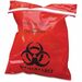 CareTek Stick-On Biohazard Infectious Waste Bags - 9" Width x 10" Length - 2 mil (51 Micron) Thickness - 100/Box - Red