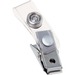 GBC ID Badge Clip - Polypropylene - Clear - 100 / Box