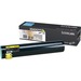 Lexmark Original Toner Cartridge - Laser - 22000 Pages - Yellow - 1 Each