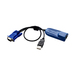 Raritan D2CIM-VUSB KVM Cable Adapter - KVM Cable - First End: 1 x 15-pin HD-15, 1 x 4-pin USB Type A - Male - Second End: 1 x RJ-45 Network - Female - 64