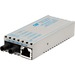 miConverter 1000Mbps Gigabit Ethernet Fiber Media Converter RJ45 ST Multimode 550m - 1 x 1000BASE-T, 1 x 1000BASE-SX, US AC Powered, Lifetime Warranty