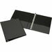 SKILCRAFT Slant D-Ring View Binder - 1" Binder Capacity - Letter - 8 1/2" x 11" Sheet Size - 3 x D-Ring Fastener(s) - Inside Front & Back Pocket(s) - Vinyl - Black - Clear Overlay, Heavy Duty, Crack Resistant, Tear Resistant - 1 Each