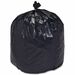 SKILCRAFT Heavy-duty Recycled Trash Bag - 60 gal - 38" Width x 60" Length x 1.50 mil (38 Micron) Thickness - Low Density - Black - Polyethylene, Resin - 100/Carton