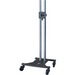 Premier Mounts PSD-EB60C Elliptical Floor Cart - Up to 200lb Plasma Display - Dark Gray, Chrome