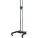 Premier Mounts PSD-BWL Mobile Nesting Cart - Up to 160lb Plasma Display - Black, Chrome