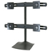 Ergotron DS100 Quad-Monitor Desk Stand - Up to 124lb - Up to 24" Flat Panel Display - Black