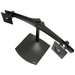 Ergotron DS100 Dual-Monitor Desk Stand - Up to 62lb - Up to 24" Flat Panel Display - Black