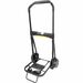 Kantek Ultra-Lite Folding Cart - Telescopic Handle - 200 lb Capacity - Steel, Aluminum - Black - 1 Each