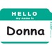 C-Line Hello My Name Is Adhesive Name Badges - "Hello My Name Is" - 3 1/2" x 2 1/4" Length - Rectangle - Green - 100 / Box - Self-adhesive