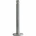 Rubbermaid Commercial Freestanding Smoker's Pole - Round - 4" Opening Diameter - 41" Height - Aluminum - Silver - 1 Each