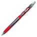 Zebra Pen OLA Ballpoint Pen - Medium Pen Point - 1 mm Pen Point Size - Retractable - Red - Red Rubber Barrel - 12 / Box