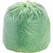 Stout EcoSafe Trash Bags - 30 gal - 30" Width x 39" Length x 1.10 mil (28 Micron) Thickness - Green - Plastic - 48/Carton